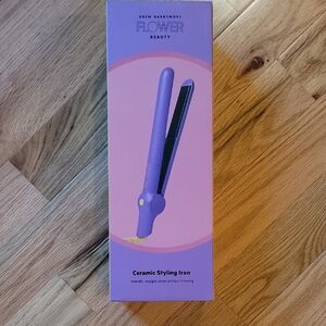 Brand New Never Opened Purple Ceramic Styling Iron